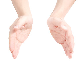 Image showing Open hands