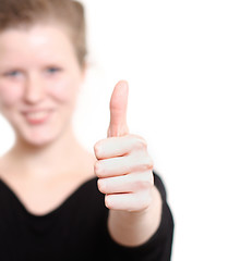 Image showing Thumbs up