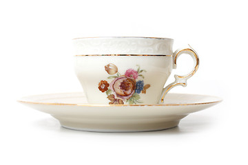 Image showing Old tea cup