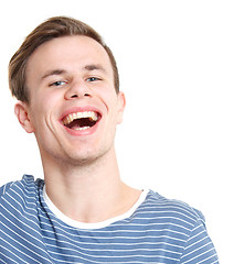 Image showing A guy smiling
