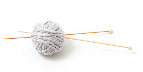 Image showing Yarn and sticks