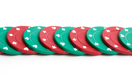 Image showing Poker chips