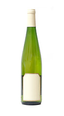 Image showing White wine bottle