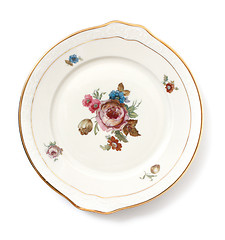 Image showing Old dinner plate