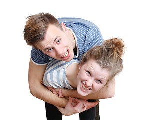 Image showing Happy young couple