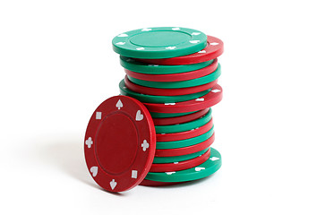 Image showing Poker chips
