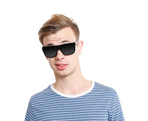 Image showing Cool guy with sunglasses