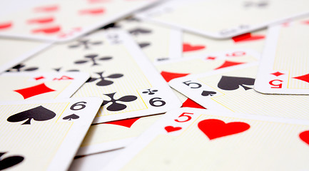 Image showing Playing cards