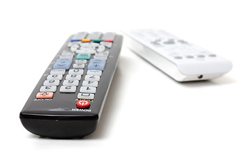 Image showing Tv remotes
