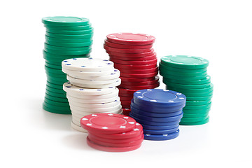 Image showing Poker chips