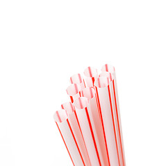Image showing Red straws