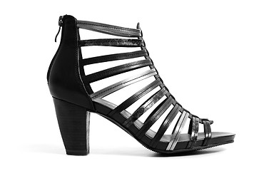 Image showing Stylish high heeled shoe