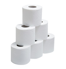 Image showing Pyramid toilet paper