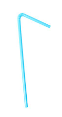 Image showing Blue party straw