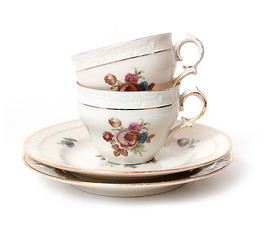Image showing Old tea cup