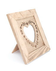 Image showing Heart photo frame