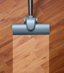 Image showing Cleaning dirty floor