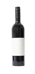 Image showing Red wine bottle