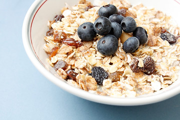 Image showing Blueberry muesli