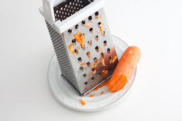 Image showing Grated carrot