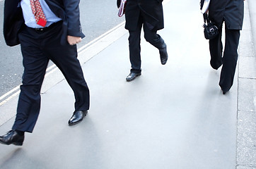 Image showing People walking