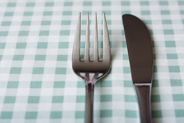 Image showing Fork and knife