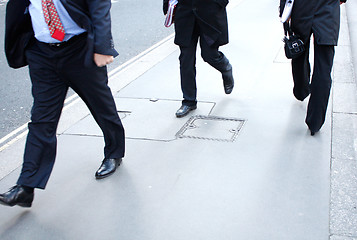 Image showing People walking