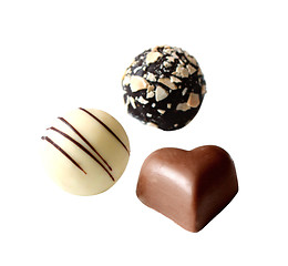 Image showing Chocolate pralines