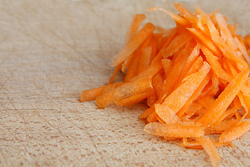 Image showing Grated carrot