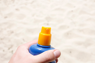 Image showing Sunscreen