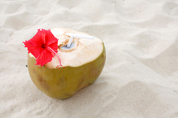 Image showing Coconut drink