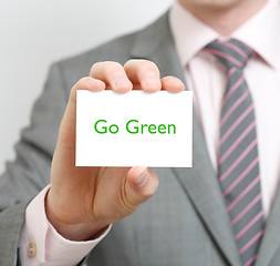 Image showing Go green