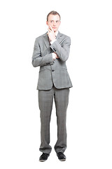 Image showing Business man thinking