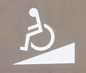 Image showing Wheelchair icon
