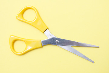 Image showing Yellow scissors