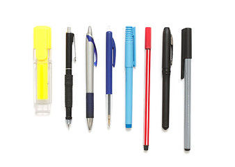 Image showing Different pens