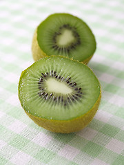 Image showing Sliced kiwi fruit