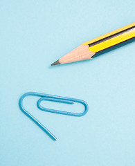 Image showing Pencil and clip