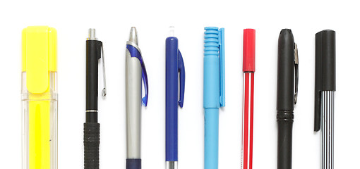 Image showing Different pens