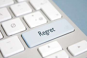 Image showing Regret