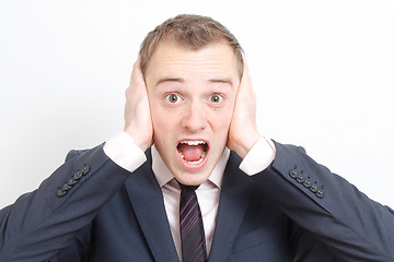 Image showing Frustrated business man
