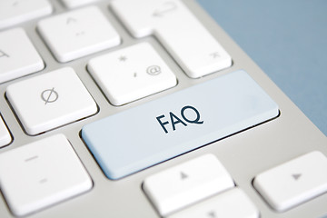 Image showing FAQ