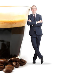 Image showing Coffee addict