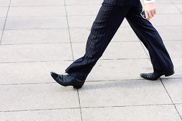 Image showing Busy business man