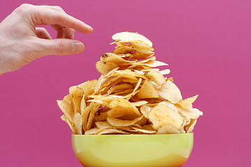 Image showing Potato chips