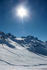 Image showing Alpine sun