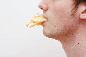 Image showing Unhealthy eating