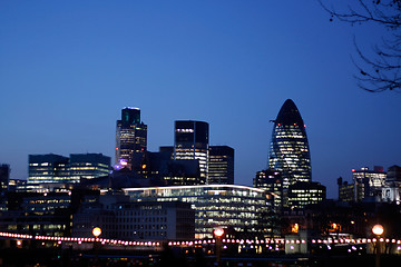 Image showing London skyline