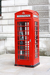 Image showing British telephone box