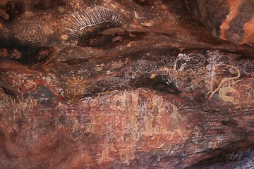 Image showing Aboriginal paintings